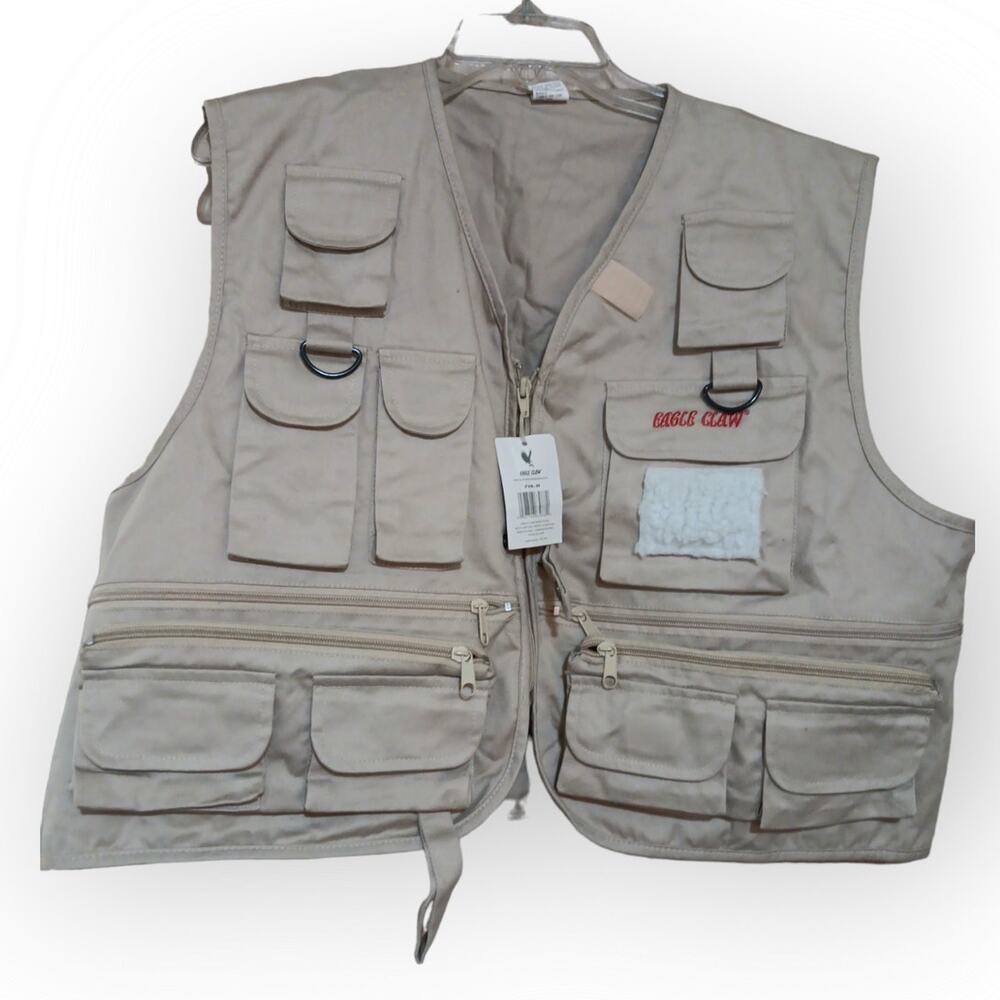 Eagle Claw Fly Fishing Vest NWT Adult Medium